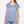 T-shirt Femme L'Authentique Awen Breizh - Bleu denim
