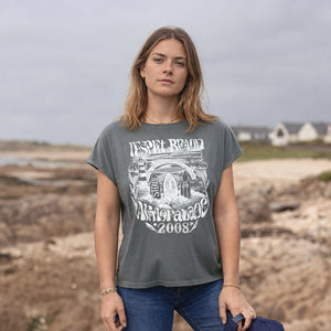 T-shirt L'Esprit Breton Kaki Urban Femme STERED