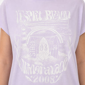 T-shirt Femme L'Esprit Breton - Lilas