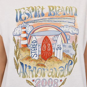T-shirt Femme L'Esprit Breton - Écru 