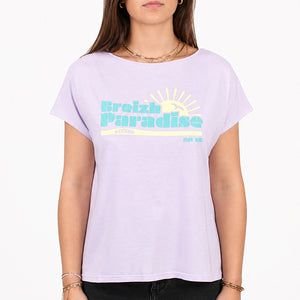T-shirt Femme Paradise - Lilas