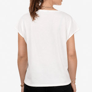 T-shirt Femme Paradise - Écru