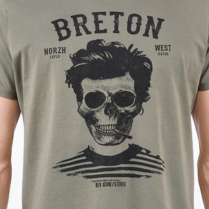 T-shirt Breton Bev Atav Kaki