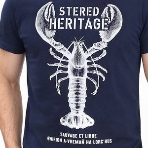 T-shirt Heritage Bleu marine