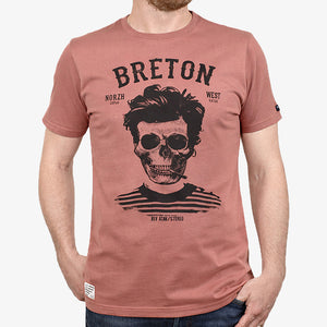 T-shirt Breton Bev Atav Rouille Homme STERED