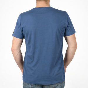 T-shirt Gwenn ha du Bleu tempête