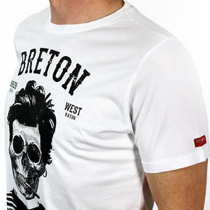 T-shirt Breton Bev Atav Blanc