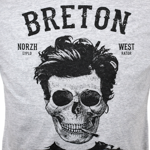 T-shirt Breton Bev Atav Gris Clair