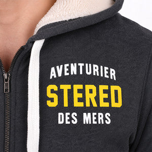 Veste sherpa ADM - Anthracite 