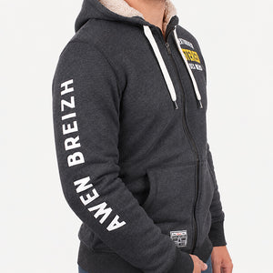 Veste sherpa ADM - Anthracite