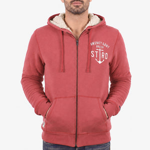 Veste sherpa Awen - Brique
