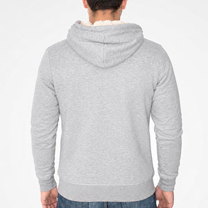 Veste sherpa Awen - Gris chiné