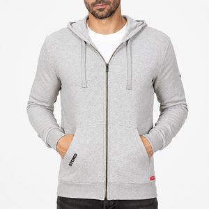 Veste zippée Gwenn ha Du - Gris chiné