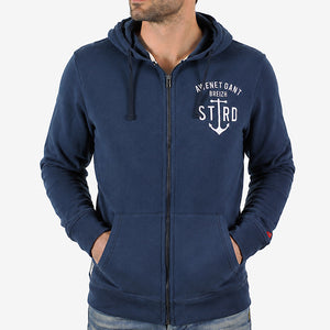 Veste zippée Awen - Marine homme stered