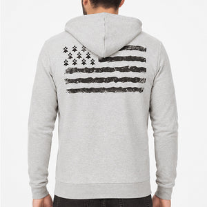 Veste zippée Gwenn ha Du - Gris chiné homme stered