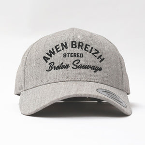 Casquette Awen Breizh gris chiné