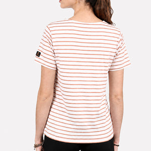 Marinière Explore Blanc/Rouille Femme STERED