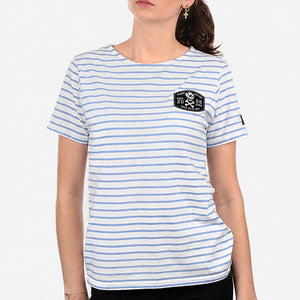 Marinière Explore Bleu/Blanc Femme STERED