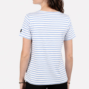 Marinière Explore Bleu/Blanc Femme STERED