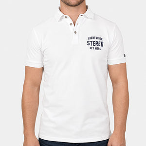Polo ADM blanc Homme STERED