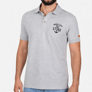 Polo Arvor gris chiné Homme STERED
