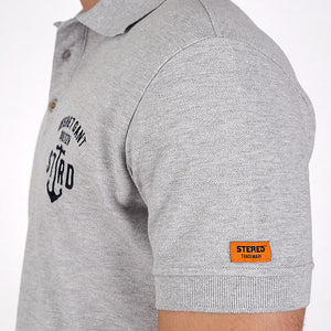 Polo Arvor gris chiné