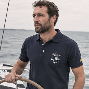 Polo Arvor marine Homme STERED