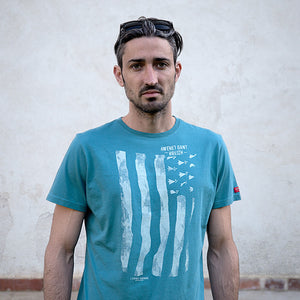 T-shirt Gwenn ha du Bleu lagon