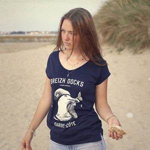 T-shirt Garde-Côte Marine Femme STERED