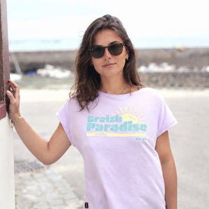 T-shirt Paradise Lilas Femme STERED