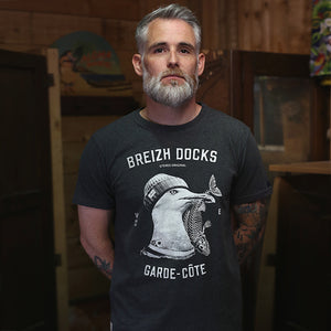 T-shirt Garde Cote Anthracite Homme STERED 