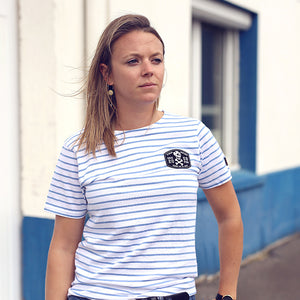 Marinière Explore Bleu/Blanc Femme STERED