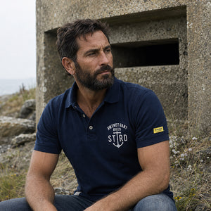 Polo Arvor marine Homme STERED