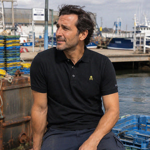 Polo Korser noir Homme STERED