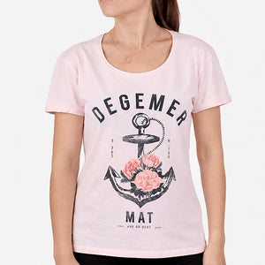 Sweat-shirt Degemer Mat Rose poudré Femme STERED