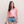 T-shirt Fureur de vivre Rose terracotta Femme STERED