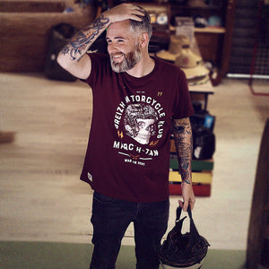 T-shirt Breizh Motorcycle Klub Prune Homme STERED