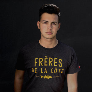 T-shirt Frere de la Cote Anthracite Homme STERED