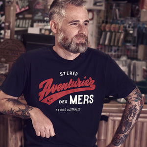 T-shirt Aventurier Terres Australes Marine Homme STERED