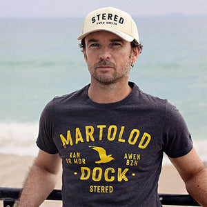 T-shirt Martolod Dock anthracite homme STERED 