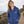 Veste Héritage Bleu-pivoine Femme STERED