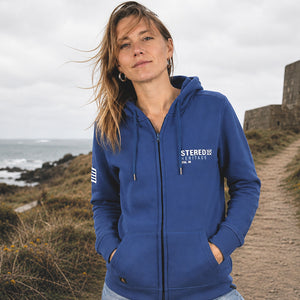 Veste Héritage Bleu-pivoine Femme STERED