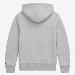 Sweat à capuche Aventurier des mers gris chiné