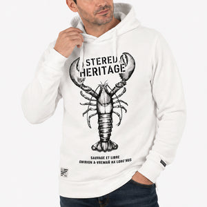 Sweat à capuche Héritage Breton écru homme STERED