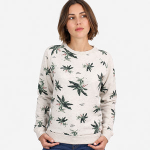 Sweat-shirt All-over ecru chiné Femme STERED