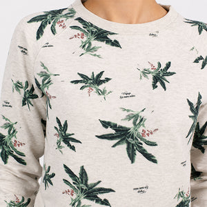 Sweat-shirt All-over ecru chiné Femme STERED