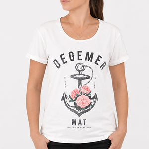 Sweat-shirt Degemer Mat Ecru Femme STERED