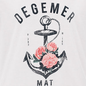 Sweat-shirt Degemer Mat Ecru Femme STERED