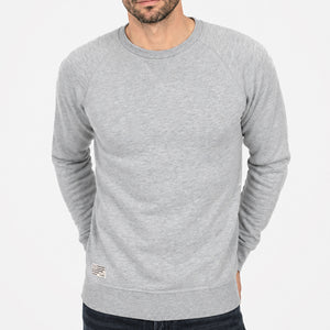 Sweat-shirt Orin gris chiné STERED
