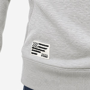 Sweat-shirt Tigre des mers gris chiné